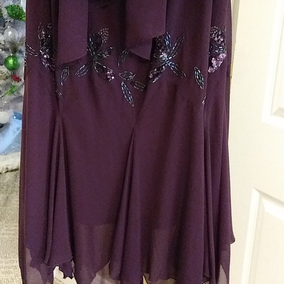🌹Gorgeous Evening Gown/Dress w/Jacket 14W EUC - Picture 4 of 5